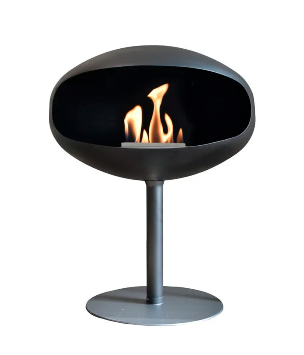 Cocoon Fires Pedestal Black