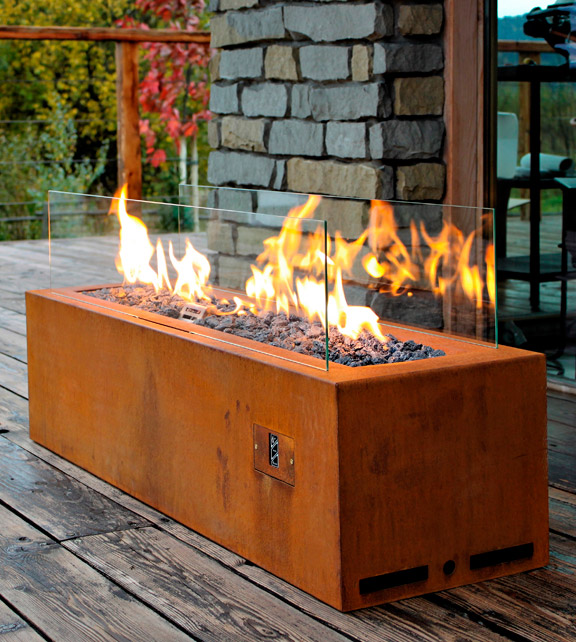 Gas Fireplace Planika Galio Corten Manual