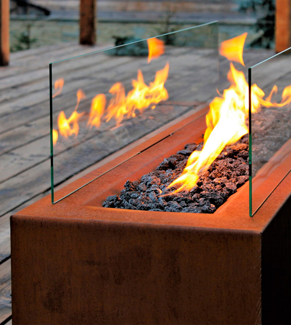 Gas Fireplace Planika Galio Corten Manual