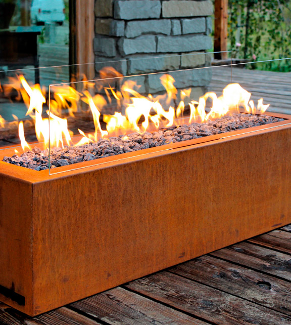 Gas Fireplace Planika Galio Corten Manual