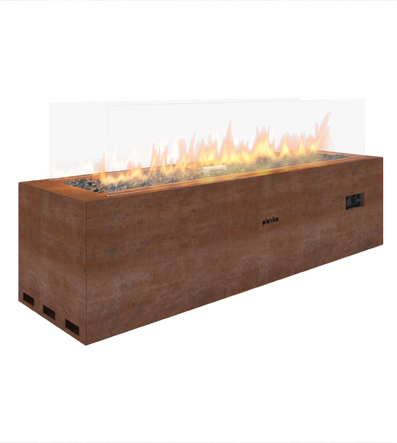 Gas Fireplace Planika Galio Corten Manual