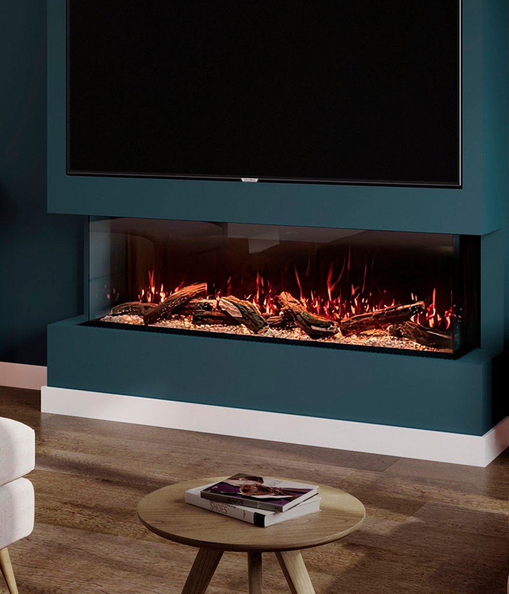 Electric fireplace Econovex Media Wall Electric Fire 1270