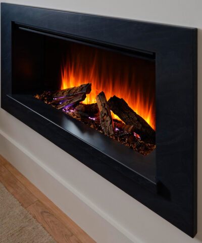 Electric fireplace British Fires Holbury electric fire suite grey mdf