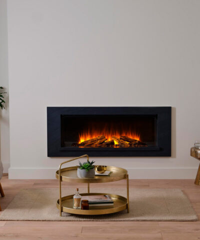Electric fireplace British Fires Holbury electric fire white mdf