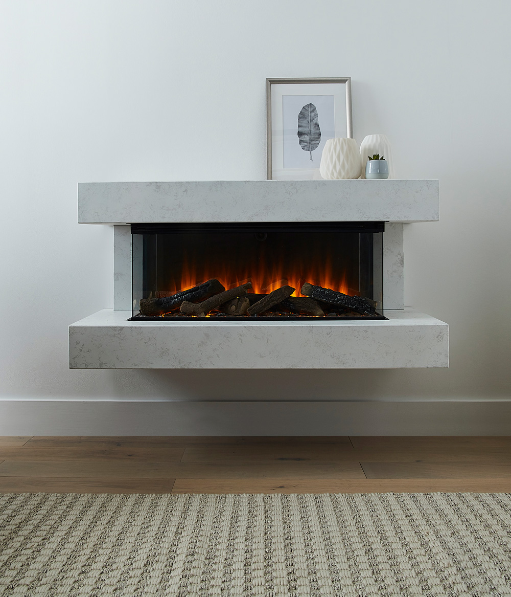 Electric Fireplace British Fires Winchester electric fire white