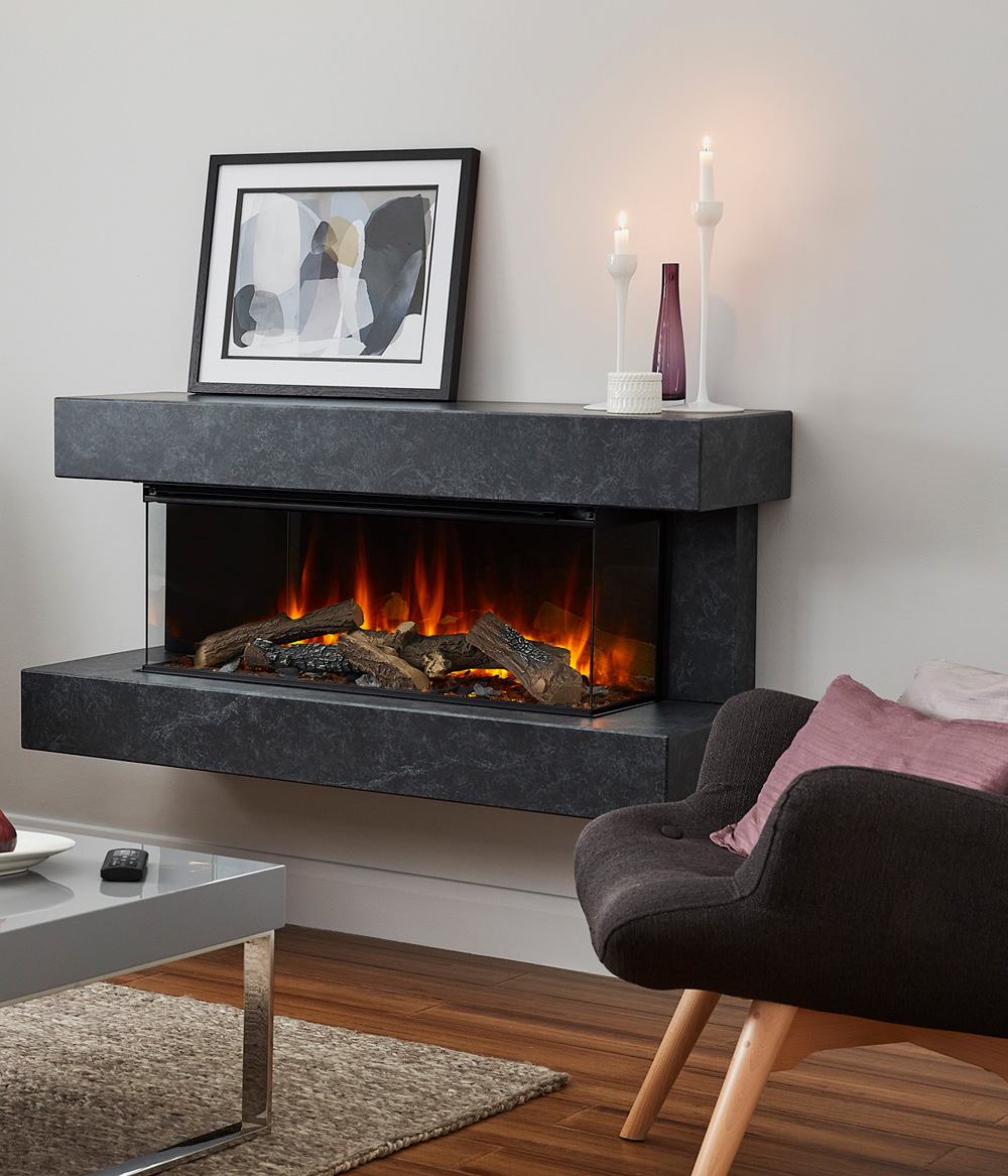 Elecctric Fireplace British Fires Winchester electric fire black