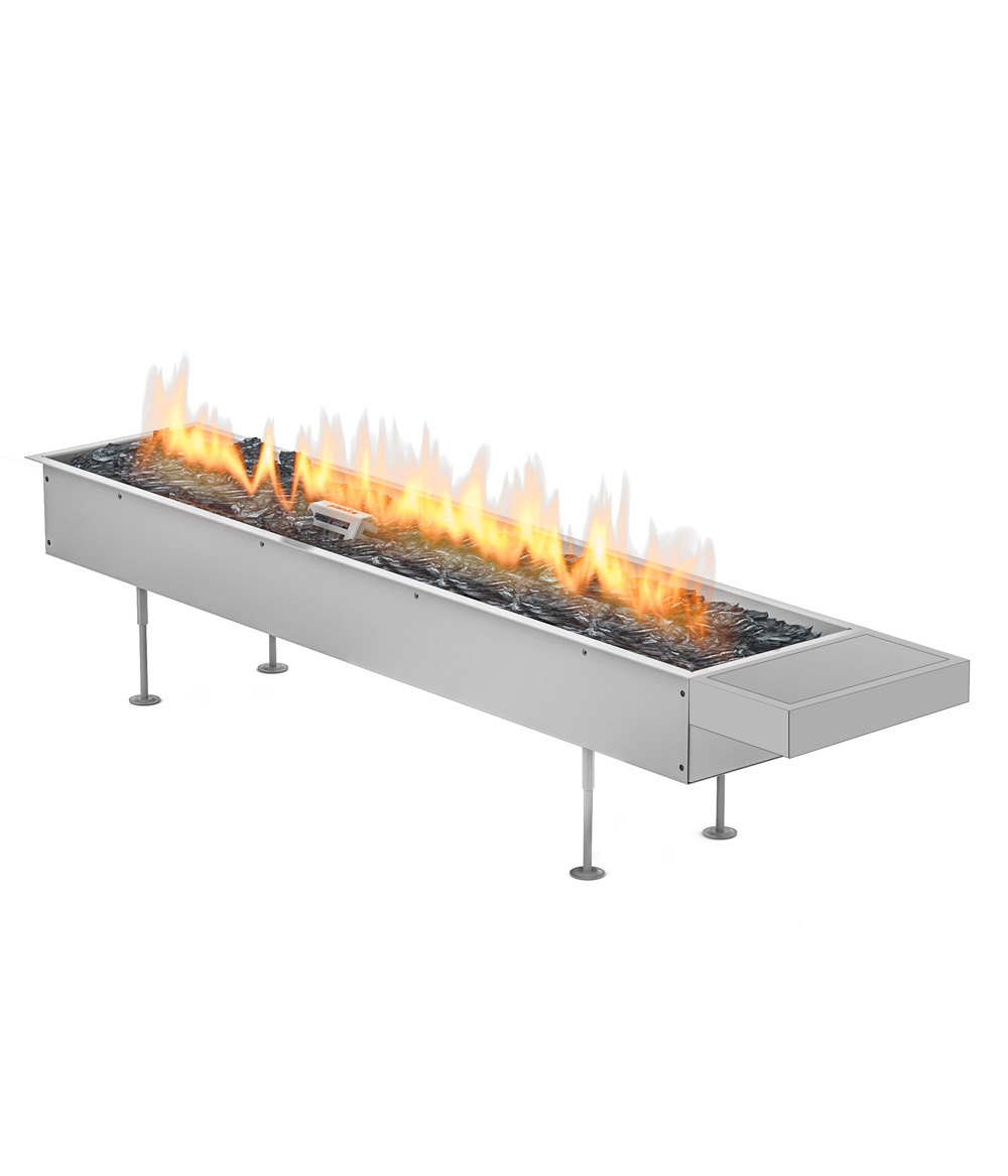 Outdoor gas fireplace Planika Galio Insert manual 1000