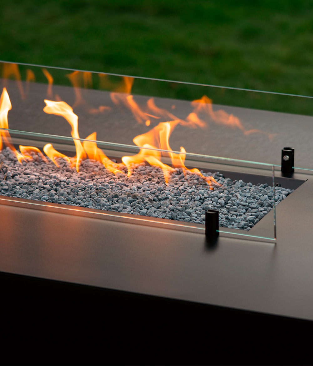 Gas outdoor fireplace Planika RIO Table