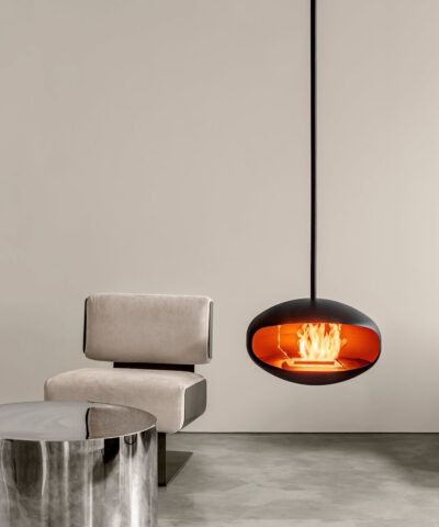 Biofireplace Cocon Fires Aeris Black