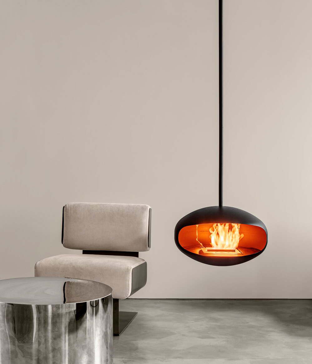 Biofireplace Cocon Fires Aeris Black