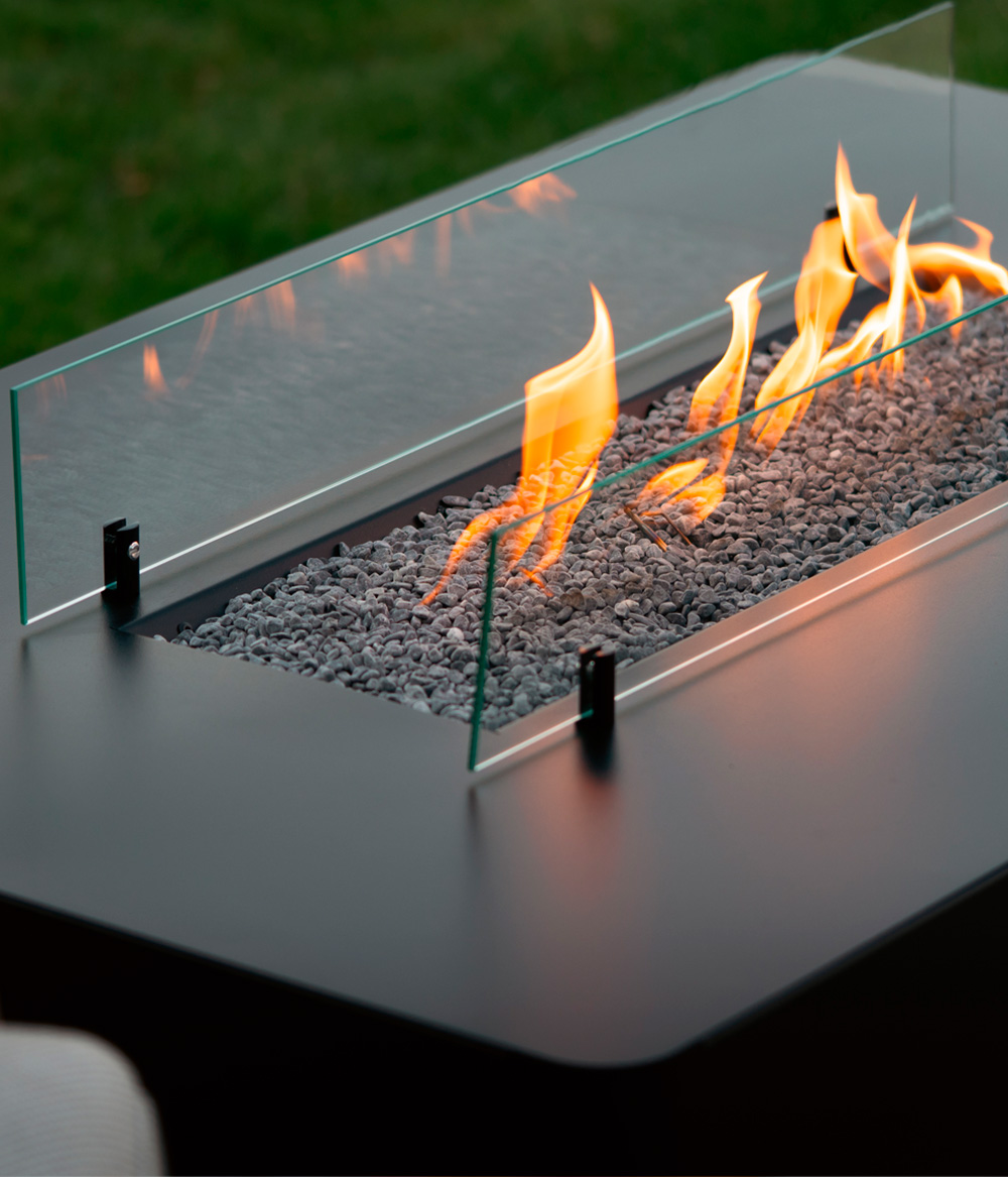 Gas outdoor fireplace Planika RIO Table