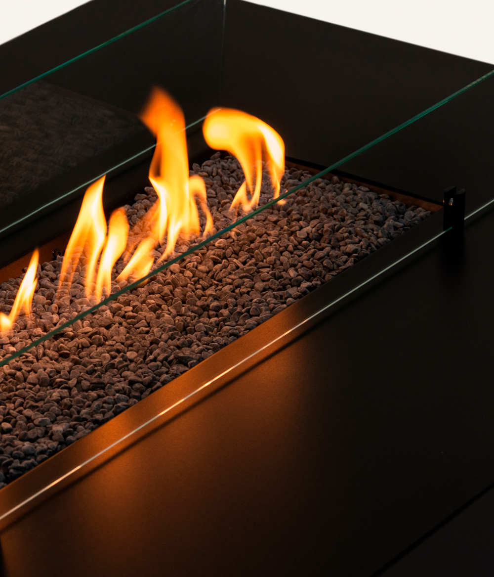 Gas outdoor fireplace Planika RIO Table